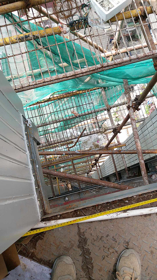 电梯井道俯视图